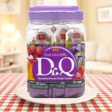닥터큐 과즙 젤리 4종 1440g / 24개입 포도 딸기 망고 리치 코스트코, 60g, 24개
