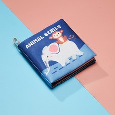 台灣24H速發 G1 寶寶益智布書 【安檢合格】認知布書 撕不爛布書 啟蒙觸摸書 寶寶玩具書 視覺布書 新生兒認知書, 動物認知布書【英文版】