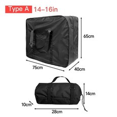 접이식 자전거 여행 가방 휴대용 운송 운반 케이스, 1개, 색상: 2. Type A 14-16 inch