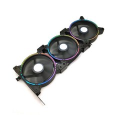 JOYCOOL PCI 슬롯 VGA 쿨러 120mm 3팬 시스템쿨러 케이스 쿨링팬, 1개