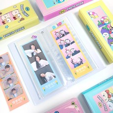 네컷 사진 앨범 랜덤1개 똑딱이 포켓 포토북, 1.똑딱이형