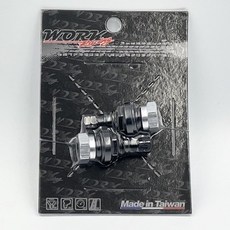 WORK 鋁合金氣嘴頭 L型 I型 黑 氣嘴頭 I型氣嘴 氣嘴 輪胎氣嘴 機車氣嘴 風嘴頭 輪框氣嘴 充氣頭, 1個