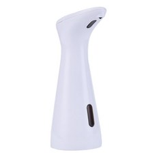자동 비누 로션 디스펜서 배터리 작동 200ML 액체 터치리스 PX6 방수 주방 욕실 화장실, 200ml White