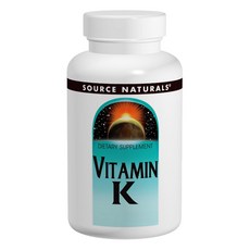 SOURCE NATURALS 維他命K錠, 100顆, 1罐