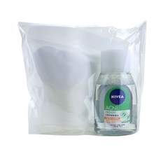 妮維雅 5效淨痘修護卸妝水 B5精華 舒敏型 75ml, 1個, 5效淨痘卸妝水75ml+愛心化妝棉20入