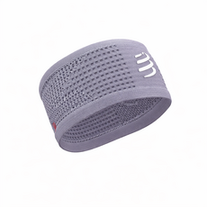 Compressport 寬版 止汗呼吸頭帶 閃光系列, 淺紫色, 1個