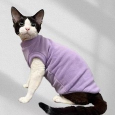 i豆寵物新款德文貓衣服雙面加絨加厚冬季保暖寵物衣, 黑,S建議1.0-1.5公斤, 1個