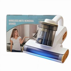 사슴뿔 무선 침구청소기 진드기 제거기 침대 매트리스 UV 살균기, 화이트, FZ-288