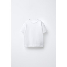 자라 ZARA 플레인 티셔츠 - 화이트 938650