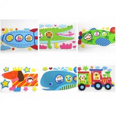 뚝딱 EVA 점착식 아이방 꾸미기 스티커 만들기 교구 재료 (Araium), 01 A.강아지