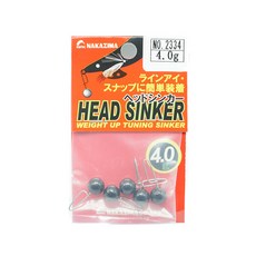 나카지마 에기 헤드싱커, 4.0g, 1개