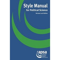 Style Manual for Political Science Paperback, American Political Science Association