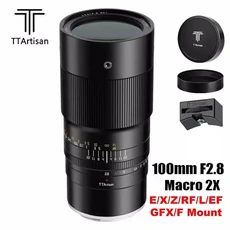 TTArtisan 100mm F2.8 2배 매크로 렌즈 소니 E 후지 X Z 캐논 루믹스 L M43 라이카 마운트 디지털 및 카메, 06 캐논 EF, 01 빠른  Mainland, 01 100mm F2.8 Macro 2X