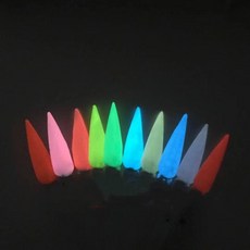 TCYG290 야광 안료 퍼플 레드 컬러 오래 지속되는 파우더, 01 10g