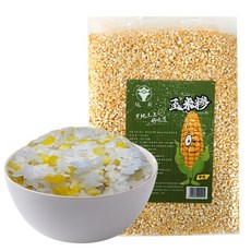 (배터짐) 녹허흑토 콘그릿츠 연변 중알 찰옥수수쌀 옥수수쌀, 1개, 2.5kg
