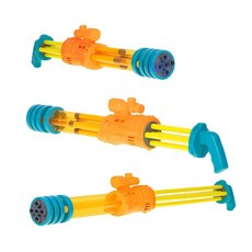 抽拉式加特林水槍 38CM, 雙管抽拉水槍-44cm(無包裝)