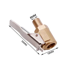 자동차 에어 펌프 스레드 노즐 어댑터 타이어 휠 척 팽창기 밸브 클립 클램프 커넥터 8MM, 02 1