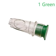 휴대용 감귤 프레스 수동 레몬 착즙기 재사용 가능하며 여행 요리에 이상적, 02 Green
