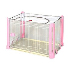 GONTA CLUB Fancy Circle 精緻狗屋圍欄 粉色 適用小型中型犬, 粉紅色, 1個