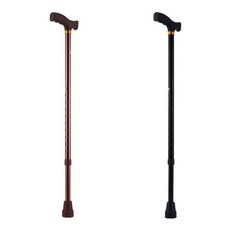 길이조정 비바로드 지팡이 10단 효도선물 노인 35834ea 1(pc), 블랙