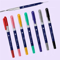 캘리그라피코 브러쉬 일반닙 검정 캘리그라피붓펜 캘리그라피 강템, 1개