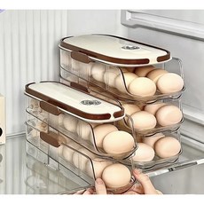 스마트 롤링 신선보관 계란트레이, 1개, 색상
