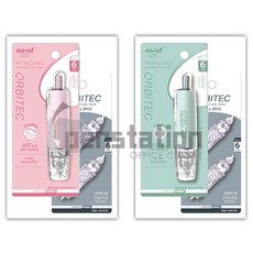 오발 수정테이프 마카롱시리즈 QSR-506/B 세트, 마카롱 핑크 세트+마카롱 그린 세트, 1개