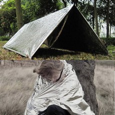 비상담요 저체온방지 응급 재난 생존 은박담요, 비상담요 130x210, 1개