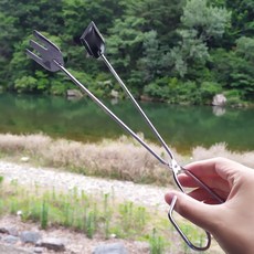 캠핑 장작 집게 화로용