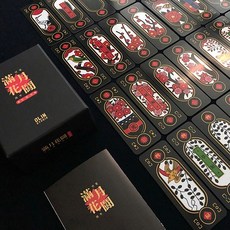 올린스튜디오 만월화투 장화투 디자인 화투 블랙, 01.만월화투(단품), 1개