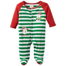 Absorba 베이비 면 우주복 그린/화이트. 6-9개월103942