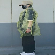 까만쿼카 휴대 우비 1회용우의