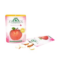 MOMI 摩米 小動物凍乾果乾 蘋果脆脆 15g 兔子倉鼠天竺鼠龍貓磨牙點心, 1個, 凍乾蘋果脆脆-15g