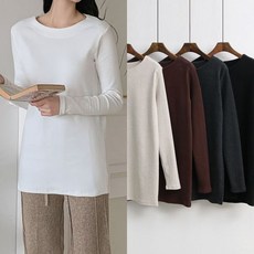 마미누리데일리 피치 라운드티 기본티 이너티 후라이스면 임산부 티셔츠 177056