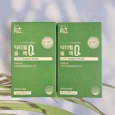 닥터필 술깨Q 숙취해소제 필름 헛개나무 글루타치온 함유 식약청인증 HACCP, 20개, 6.08g