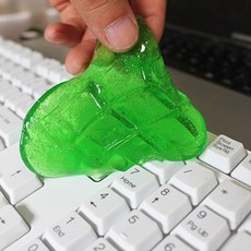 젤리 클리너 키보드 틈새 청소 셀프코팅 만능크리너 먼지 방지 차량 송풍구, 색상랜덤, 1개