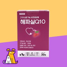 헤파실Q10 30정 강아지고양이 간 심장 영양제, 심장/간, 1개