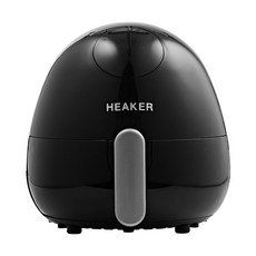 히커 2세대 디지털 소형 에어프라이어 1인용 미니 1.5L, 블랙