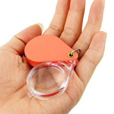 늘여섯 미니 확대경 키링 열쇠링
