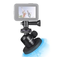 고프로마운트 액션캠거치대 고프로용 마그네틱 카메라 마운트 베이스 360 ° 회전 삼각대 볼 헤드 자석 스, 한개옵션0, 1개
