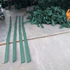 식생 토낭 하천 복구 수해 옹벽 마대 홍수 토사 예방 녹화용토낭 경사면 녹화마대, 에코 백 스틱 10 cmx200 cm