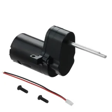 WPL D12 메탈 기어박스 (370 브러시 모터 포함) 1/10 오프로드 차량 RC 트럭 업그레이드 부품, 01 Black