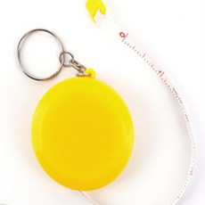 열쇠고리 줄자 원형 1.5m 미니줄자키링 의류줄자 미니줄자 열쇠고리줄자 줄자키링