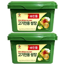 코스트코 해찬들 고기전용 쌈장 1kg 더매콤한, 2개