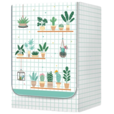 滾筒洗衣機防塵套 洗衣機罩-台灣現貨 通用防曬罩 可愛植物圖案, 滾筒通用款10-12KG(綠色格子)