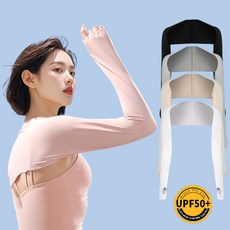 로지제이 자외선 차단 UV차단 일체형 여성 골프 볼레로 팔토시 스포츠 쿨토시 2P 1P