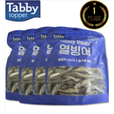 [Tabby] 테비 트릿 열빙어 100% 동결건조, 100% 열빙어, 300g, 4개