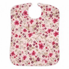 패션앞치마 성인턱받이 (기본형) 환자용 어르신 어른 요양원 노인 턱받이 앞치마, 1개, 핫핑크