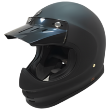 TORC T3 復古越野全罩式安全帽 (消光黑/山車帽/DOT/ECE/CNS)