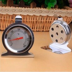 廚房大師 燒烤爐專用 溫度計 400度, 1個, 烘焙耐高溫不銹鋼烤箱溫度計燒烤烤爐座式焗